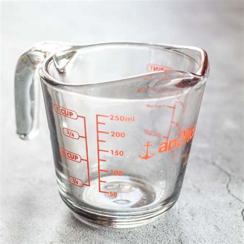 Millilitres ml dans une tasse : conversions de cuisine rapides et faciles