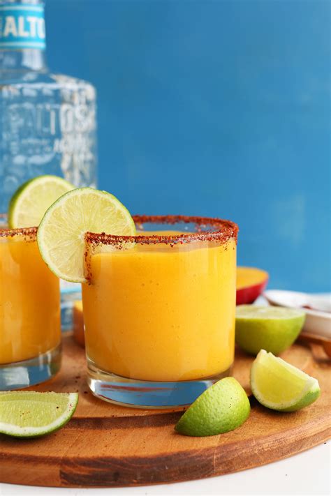 Chili Lime Mango Margaritas | Minimalist Baker Recipes