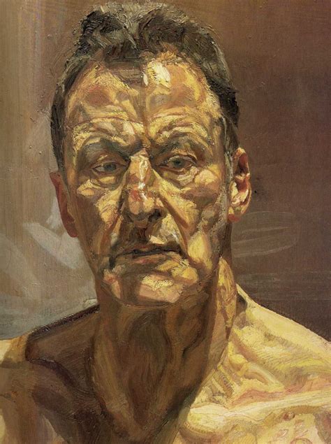 Lucien Freud, Self Portrait Oil on Canvas Lucian Freud Portraits, Lucian Freud Paintings, Figure ...