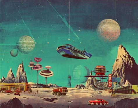 vintage futurism | retrofuture space environment | Vintage ...