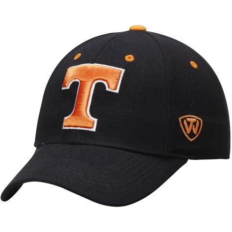 Tennessee Volunteers Top of the World New Dynasty Fitted Hat - Black