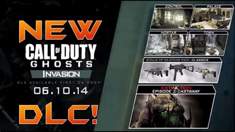 COD Ghosts: Map Pack 3 LEAKED Details! ''INVASION'' DLC: Maps, MW2 ...