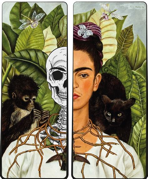 " Frida Kahlo - Self Portrait (1940) Skeleton Version" by Ramblas Design | Redbubble