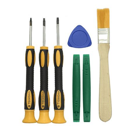 7pcs Game Controller Repair Tool Kit, T6 T8 T10 Screwdriver Set Compatible with Xbox 360 / One ...