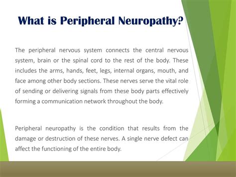 PPT - Peripheral Neuropathy, Symptoms, Causes and Treatment PowerPoint Presentation - ID:7413378