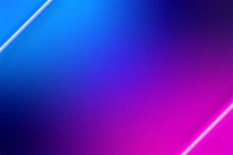 Premium Vector | Neon blue and pink luminous lines bright vector banner