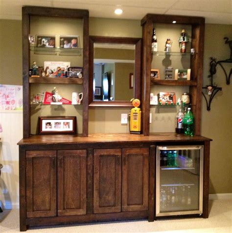 dry bar | Home bar cabinet, Bar room design, Living room bar