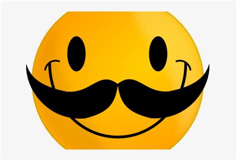 Emoji Face Clipart Mustache Transparent PNG - 640x480 - Free Download on NicePNG