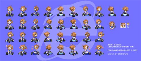 Inori Aizawa for Sonic Robo Blast 2 Kart by SpaceyStrife on DeviantArt