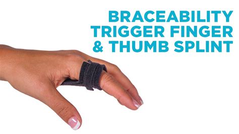 Trigger Finger & Thumb Splint | Home Treatment Solution to Fix Tenosynovitis Pain without ...