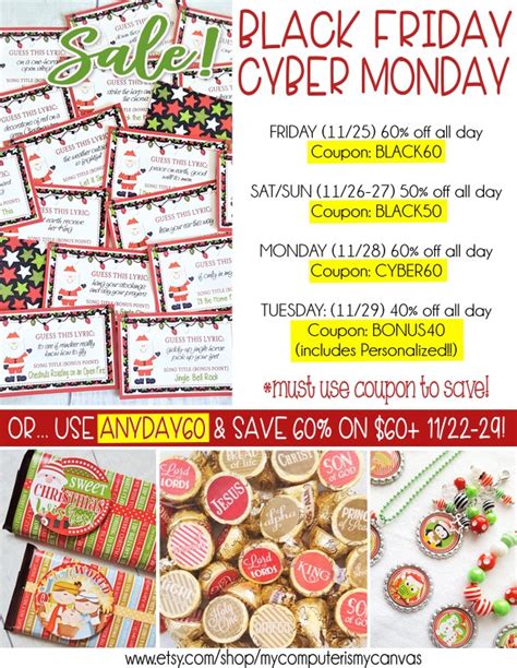 BLACK FRIDAY/CYBER MONDAY: COUPONS + GIVEAWAY - My Computer is My Canvas