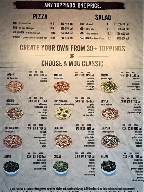 View 21 Printable Mod Pizza Menu Pdf - basequoteburstjibril