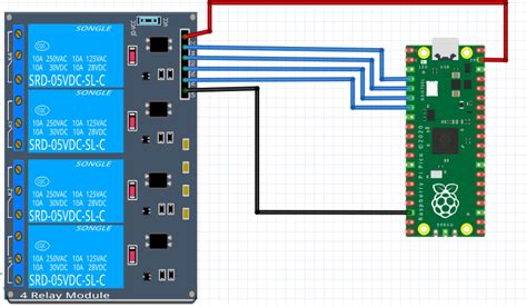 Relay with Raspberry Pi Pico and MicroPython