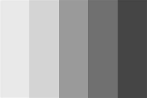 Gray Gradient Color Palette