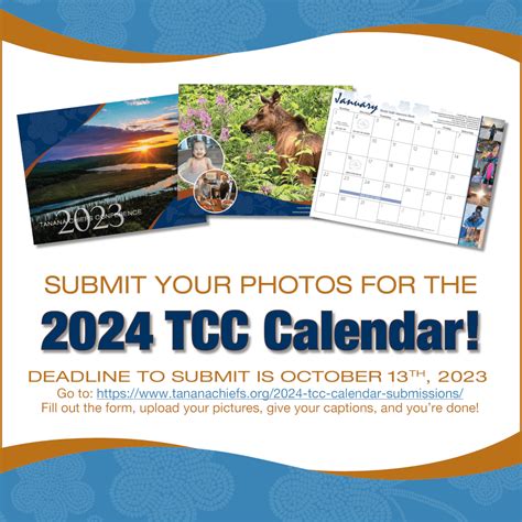 Submit Your Photos for TCC’s 2024 Calendar! – Tanana Chiefs Conference