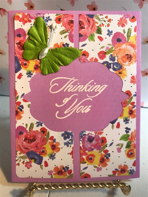 Thinking of You Card. Handmade Thinking of You Card. Handmade - Etsy