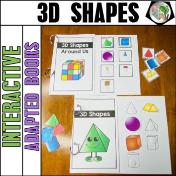 3D Shapes Adapted Books (2 Books) by Teacher Jeanell | TPT