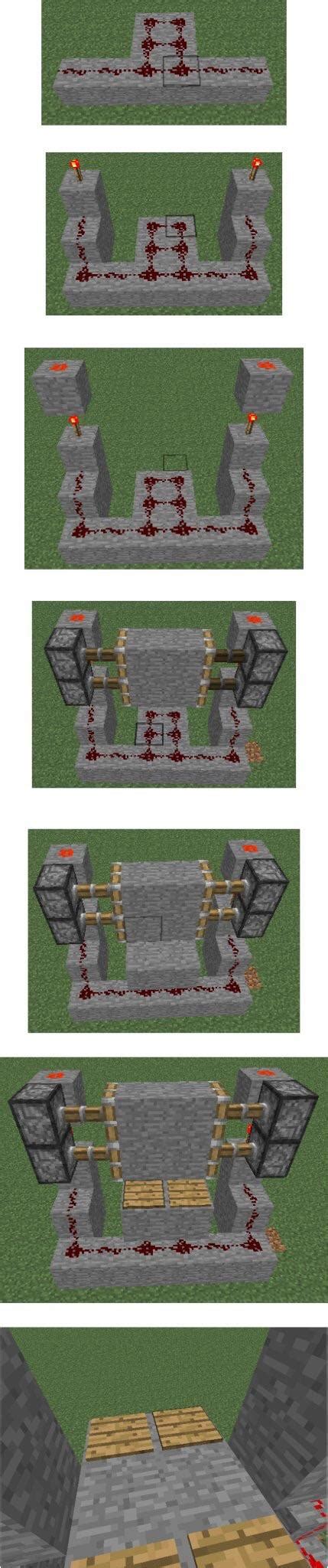 Double piston doors. : r/Minecraft