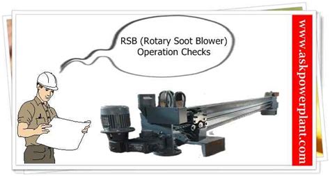 Operation checks of RSB (Rotary Soot Blower) in Power plant - ASKPOWERPLANT