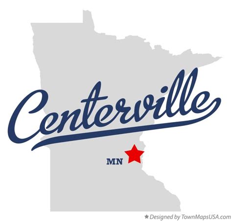 Map of Centerville, MN, Minnesota