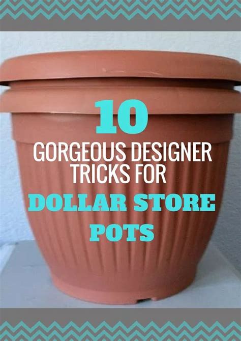 10 Easy DIY Dollar Store Planter Makeover Ideas | Garden decor projects ...