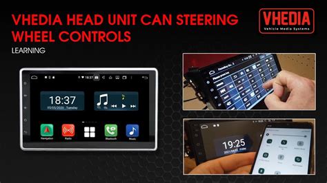 Vhedia Head Unit CAN Steering Wheel Controls Learning - YouTube