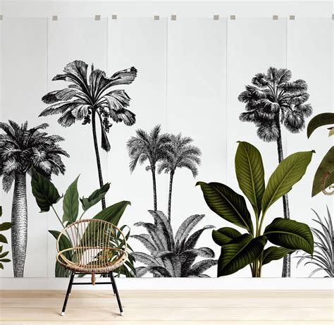 Vintage Jungle Wall Mural | Livettes | Livettes Wallpaper