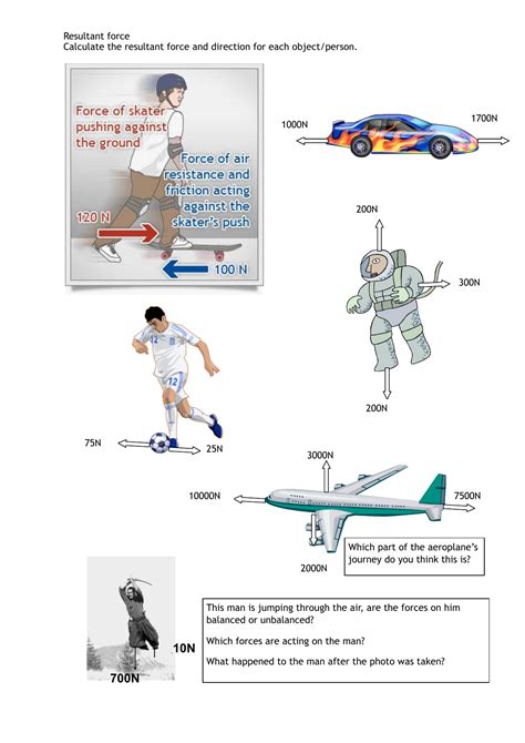 Calculating Force Vectors Worksheet - Ecoens