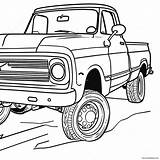 Chevy C10 Classic Truck Coloring Page 47393 37460 sketch template
