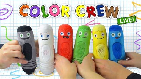 Learn Colors with Giant Crayons | Coloring with Soft Toys for Kids ...