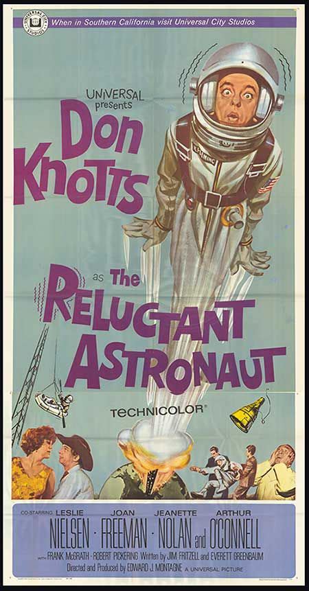 Reluctant Astronaut 3-Sheet 41X81 | Don knotts, Old movie posters, Movie posters vintage