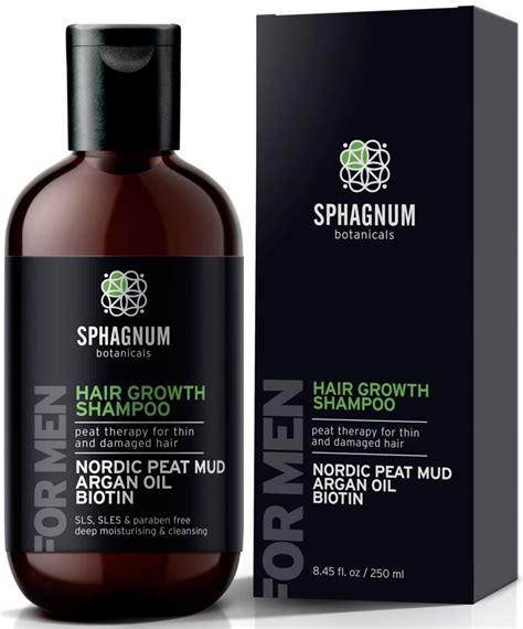 Hair Growth Shampoo for Men - Sphagnum Botanicals