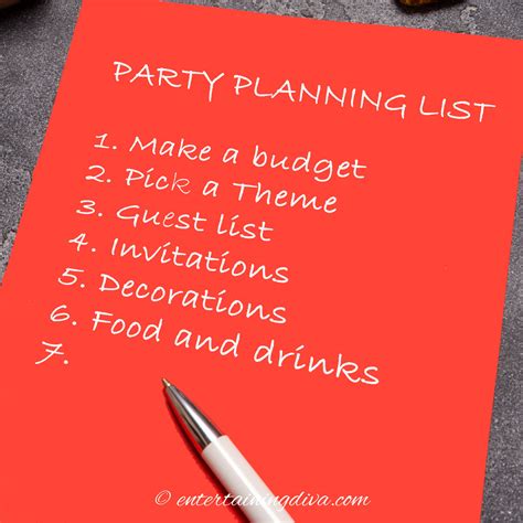 How To Plan A Party (and a Party Planning Checklist)