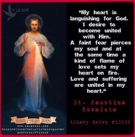 Saint Faustina Diary - Bing Images | Divine mercy image, Divine mercy chaplet, Catholic bible verses