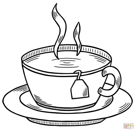 Coloring Pages Tea Table Coloring Page - vrogue.co