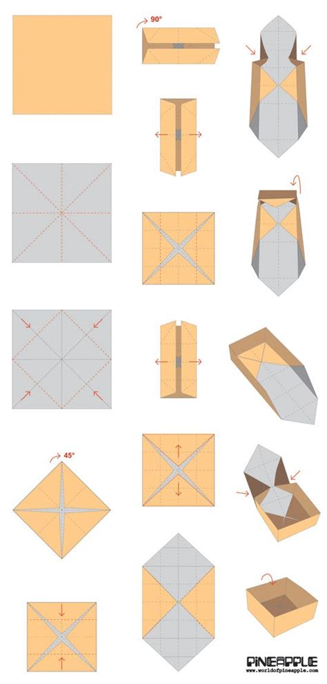 7+Easy How To Make An Origami Gift Box - Diario Deporte