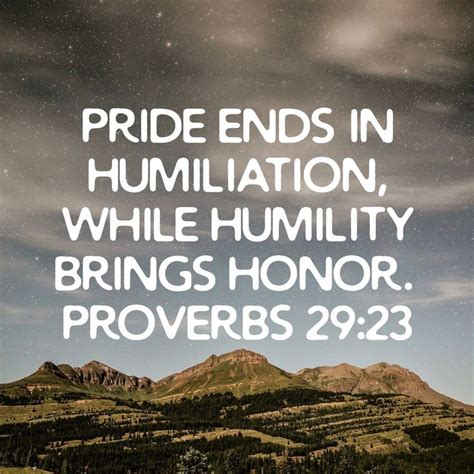 Pride ends in humiliation, while humility brings honor. #PrideMonth Proverbs 29:23 NLT https ...