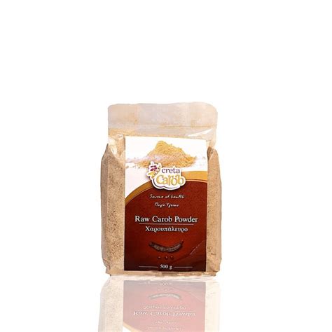 Raw Carob Flour - 500g - Delights of Crete