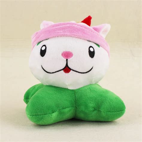 16cm Plants VS Zombies Soft Plush Toy Doll PVZ Cattail Plush Sucker ...