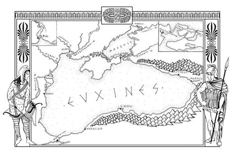 The Euxine Littoral | Hippeis | Sea map, Ancient mariner, Mythology