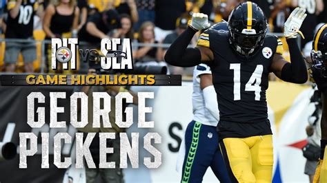 Every George Pickens catch against the Seahawks I Pittsburgh Steelers ...