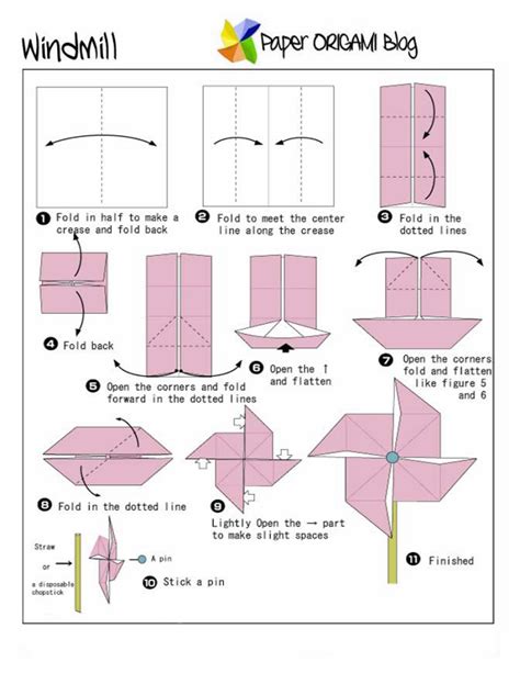 How To Make Origami Pinwheels While Spring Cleaning - creative jewish mom