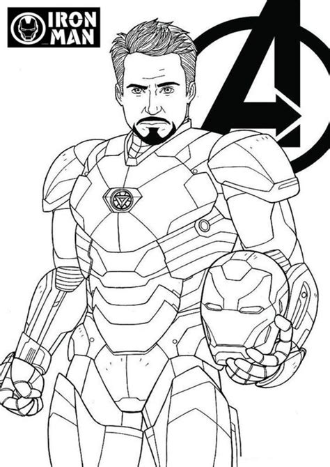 23+ Coloring Pages Iron Man Gif