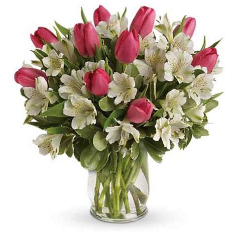 Treasured Pink Tulip Bouquet at Send Flowers