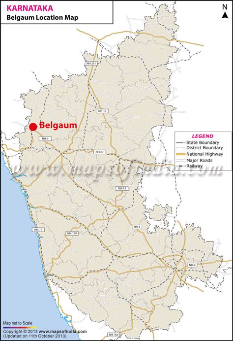 Belgaum Location Map, Where is Belgaum