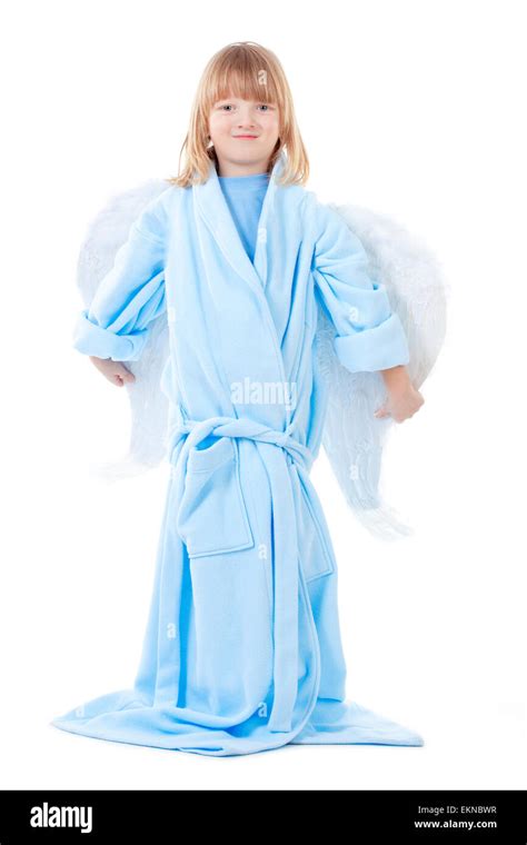 boy with angel wings Stock Photo - Alamy