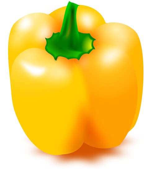 Clipart - Orange Pepper
