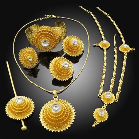 Ethiopian 24k Gold Plated Jewelry Set - Buy Ethiopian Jewelry,Ethiopian Gold Jewelry,Ethiopian ...