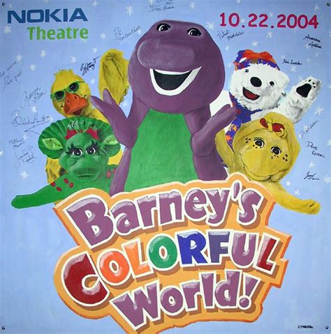 barney colorful world - 28 images - barney s colorful world plush ...