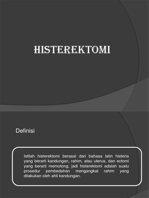 histerektomi ppt